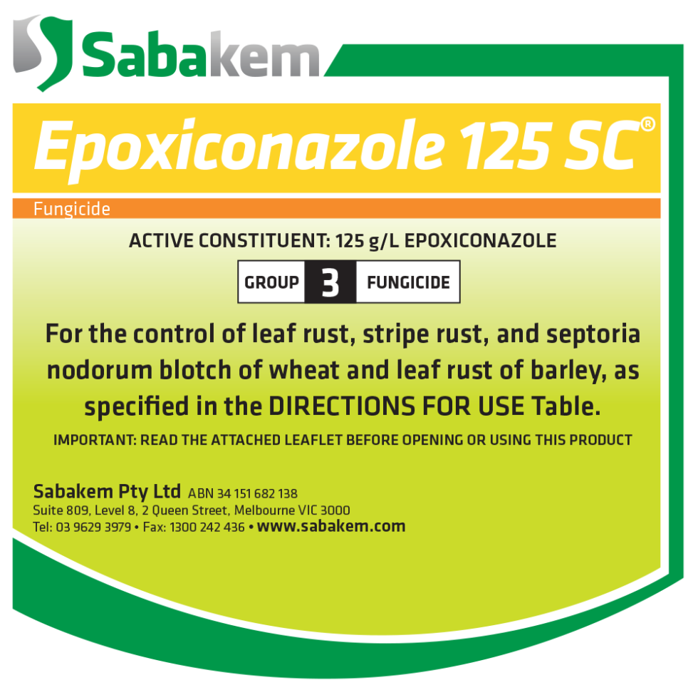 Epoxiconazole 125 SC - Sabakem