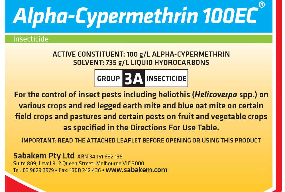 Alpha Cypermethrin 100EC