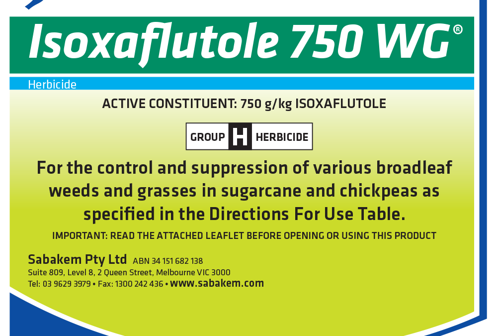 Isoxaflutole 750 WG