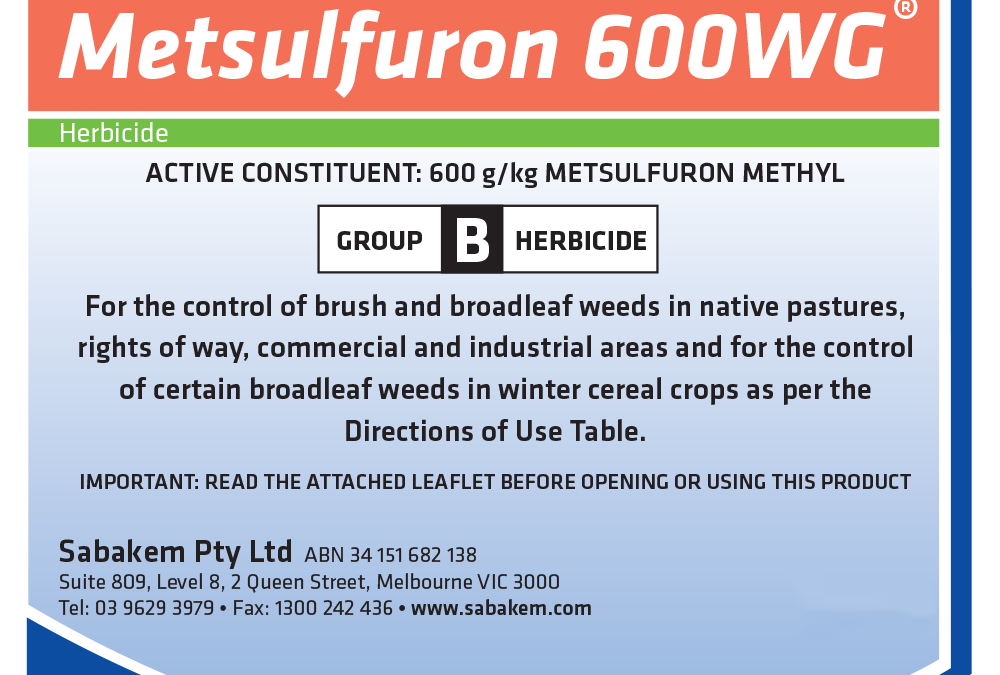 Metsulfuron 600WG