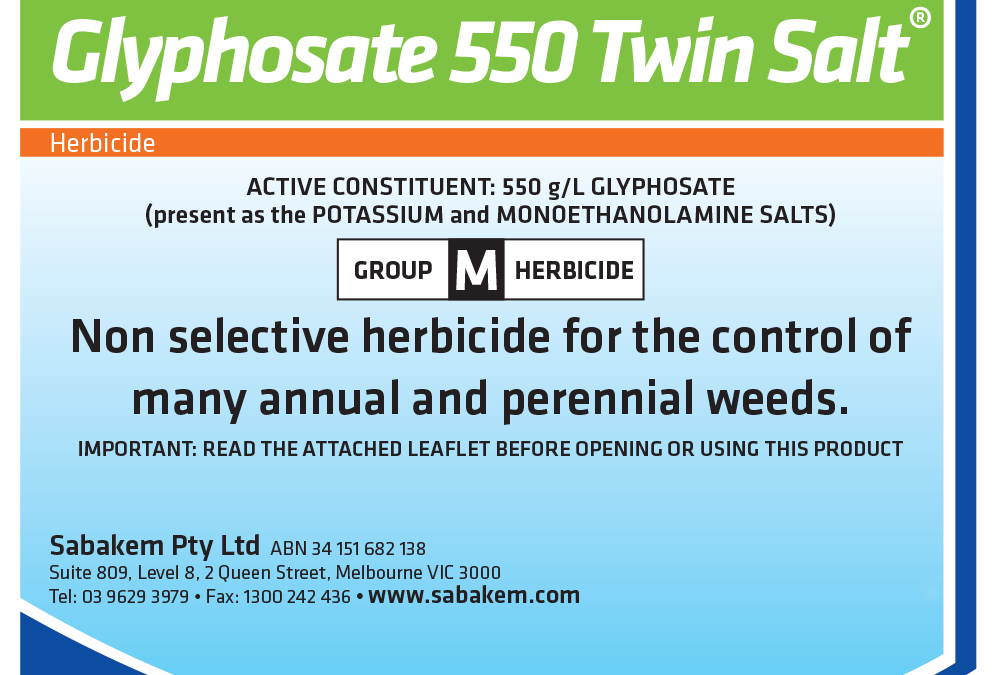 Glyphosate 550 Twin Salt