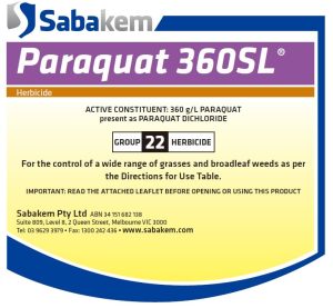 PARAQUAT 360 SL