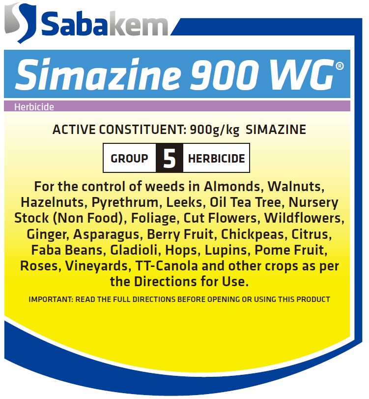 Simazine 900WG - Sabakem