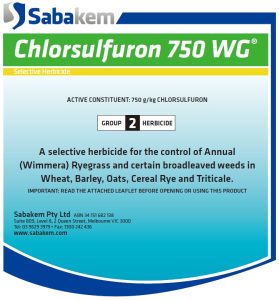 Chlorsulfuron 750WG