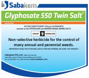 Glyphosate 550 Twin Salt