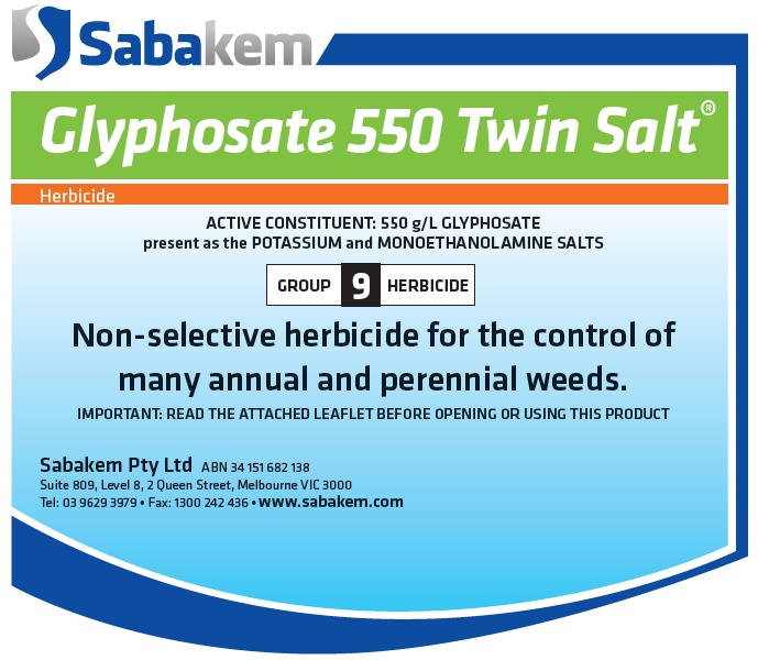 Glyphosate 550 Twin Salt