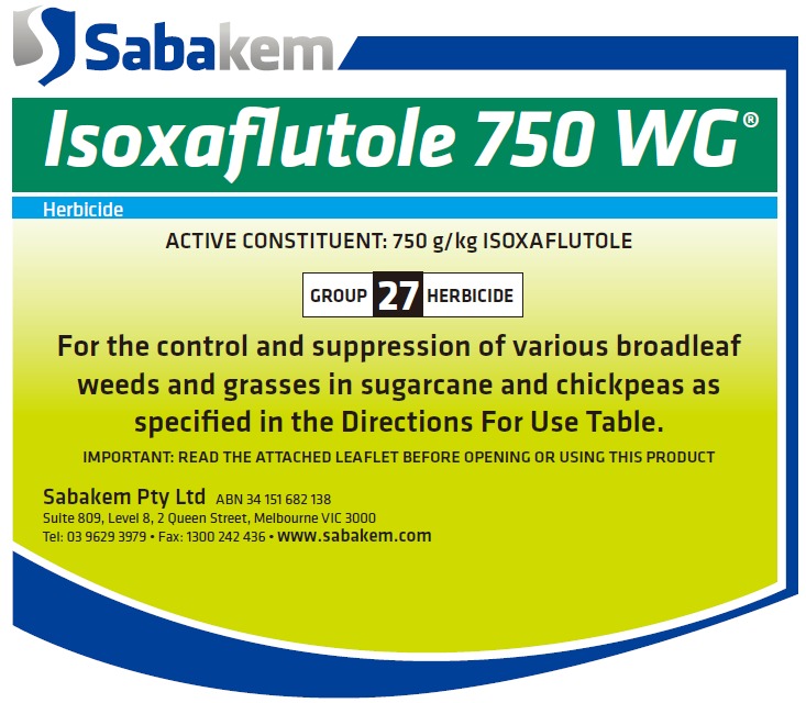 Isoxaflutole 750 WG