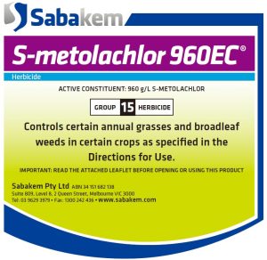 S-Metolachlor 960 EC