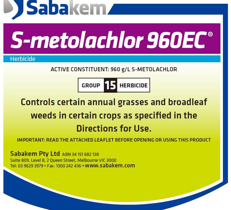 S-Metolachlor 960 EC