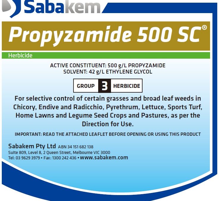 Propyzamide 500 SC